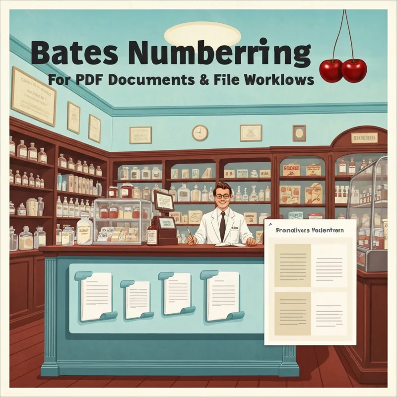 Bates Numbering feature added to the function