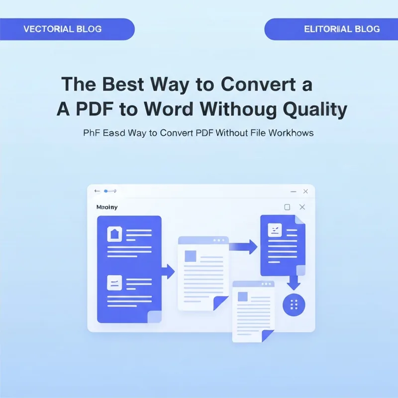 The Best Way to Convert a PDF to Word Without Losing Quality