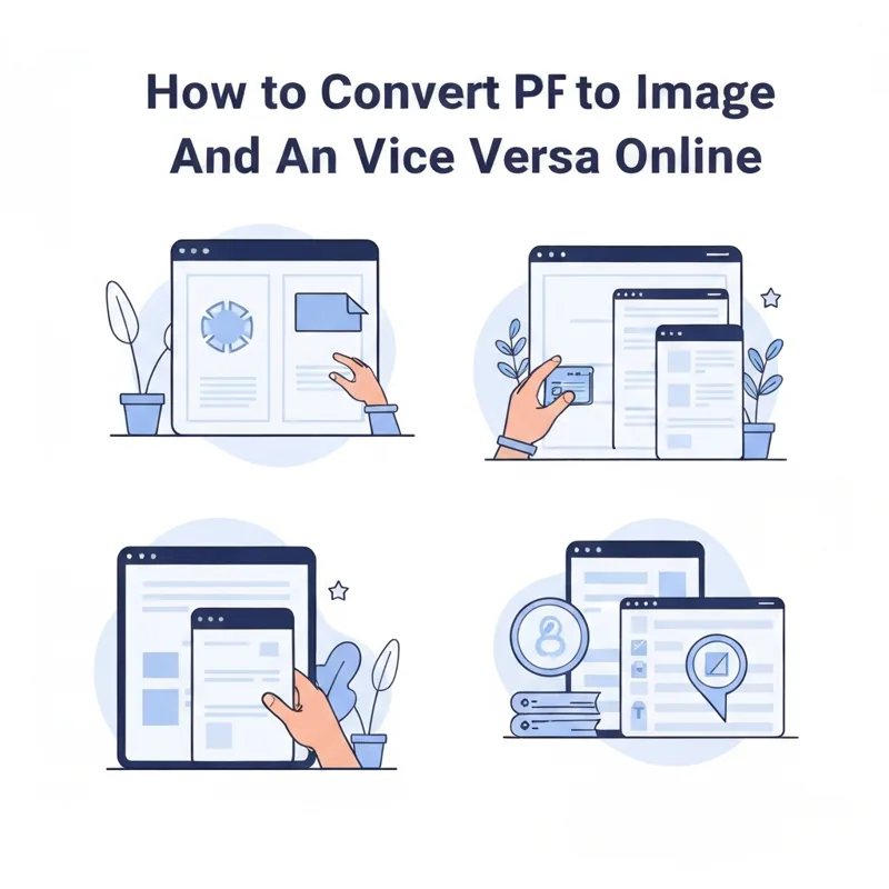 How to Convert PDF to Image And Vice Versa Online