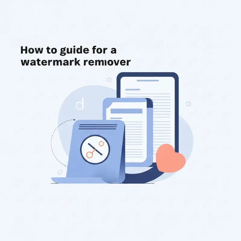 How to guide for a watermark remover