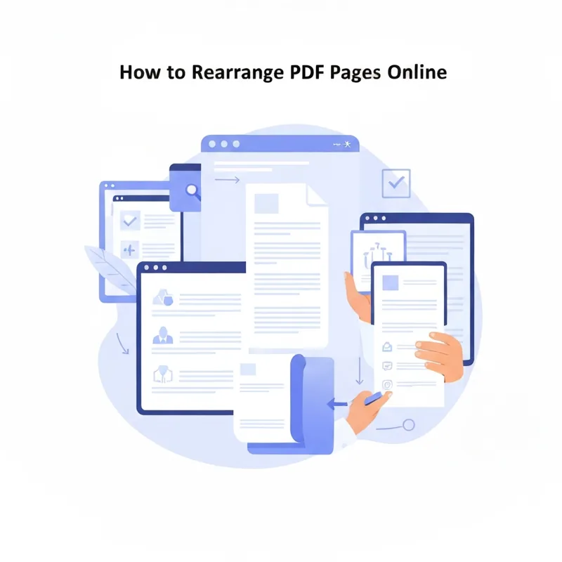 How to Rearrange PDF Pages Online