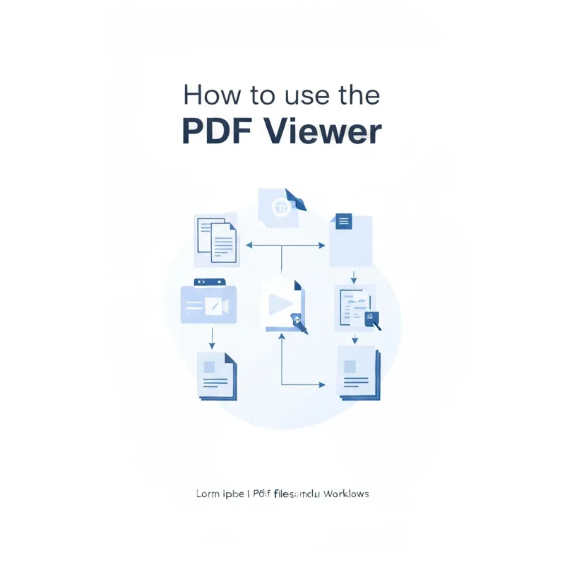 How to use the PDF Viewer