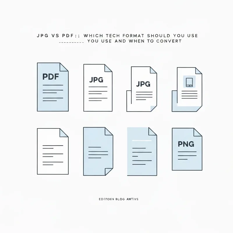 JPG vs PDF: Which Format Should You Use and When to Convert
