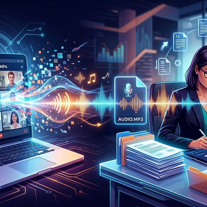 Turning MP4 Meeting Recordings Into Audio Files for Your Document Process