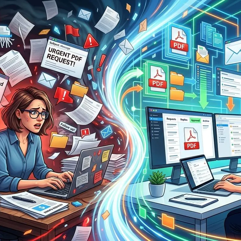 Managing PDF Requests and Email Replies Without the Chaos