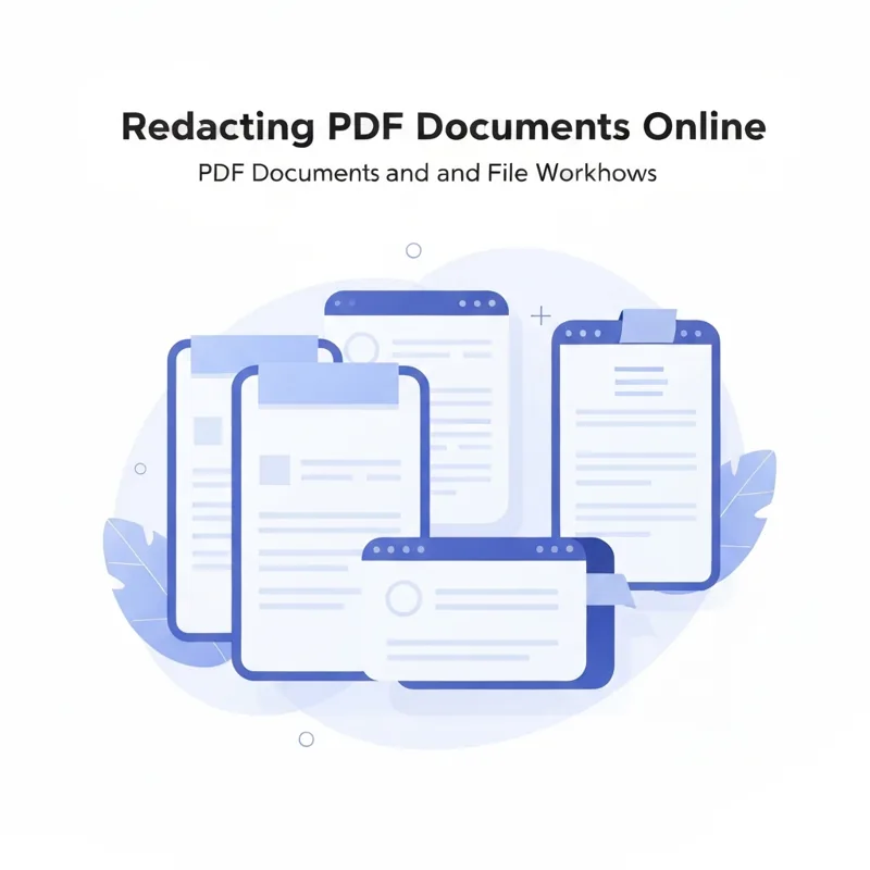 Redacting PDF Documents Online