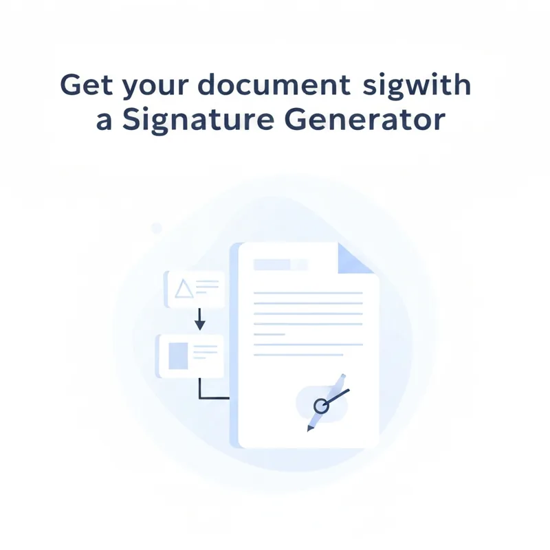 Get your documents signed with a Signature Generator