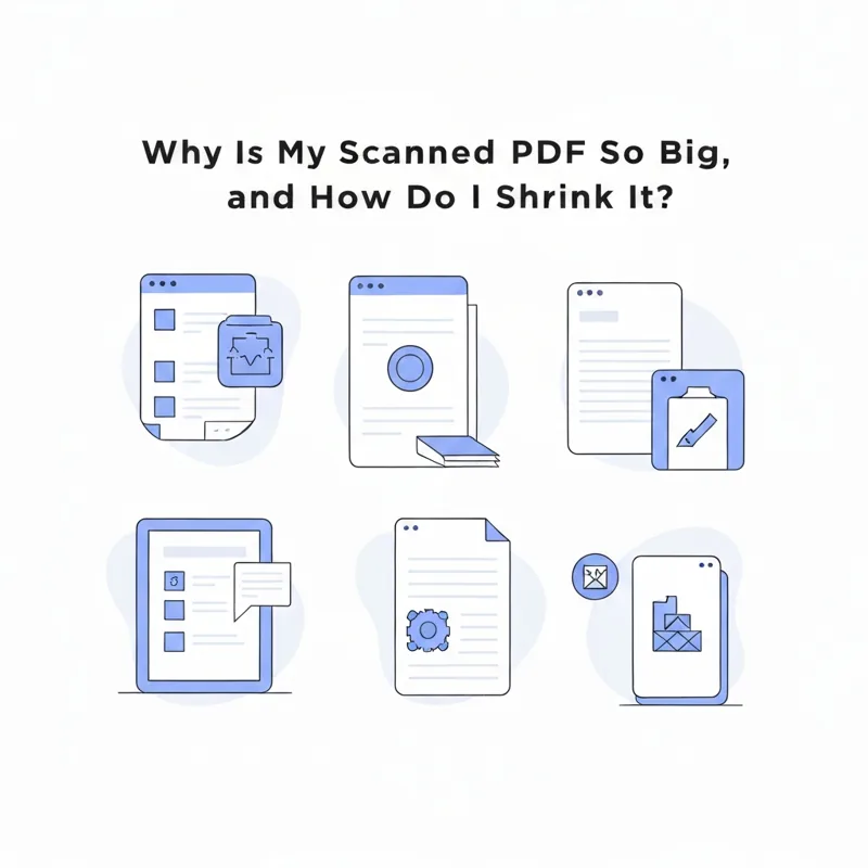 Why Is My Scanned PDF So Big, and How Do I Shrink It?