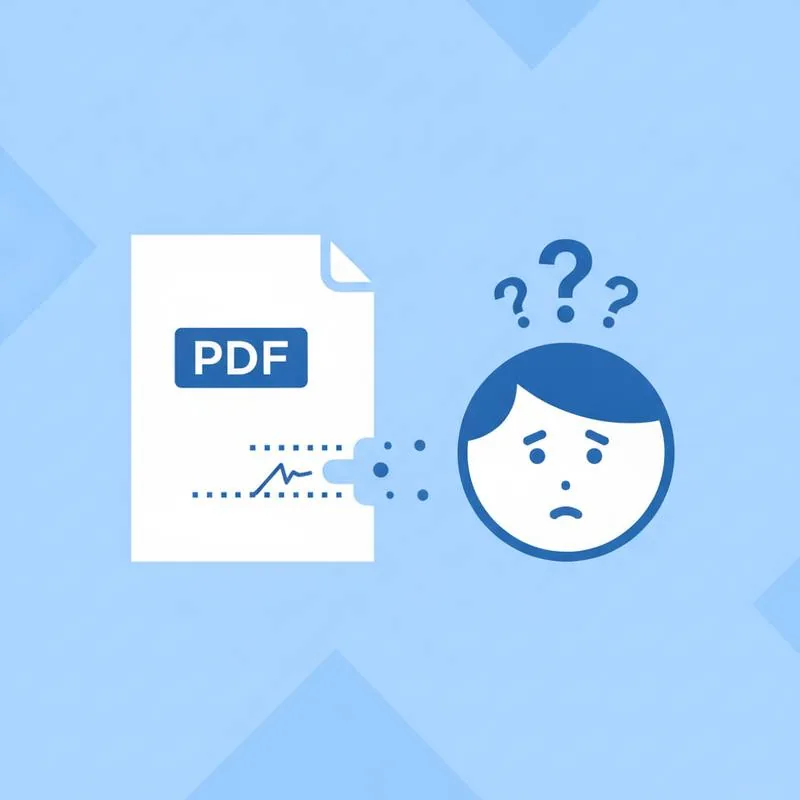 Illustration of a signature disappearing from a PDF when reopened, fixed by flattening