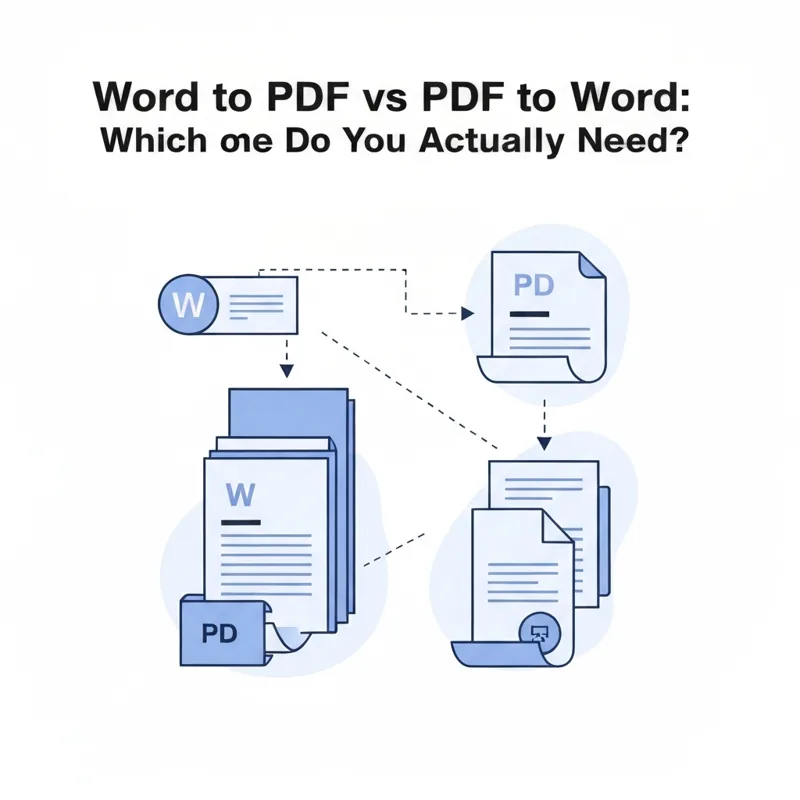 Word to PDF vs PDF to Word: Which One Do You Actually Need?