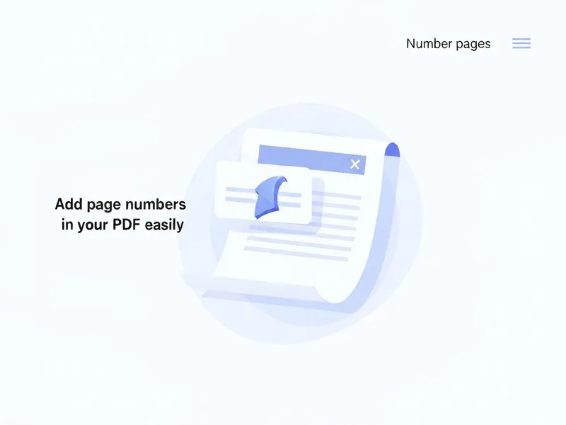 Insert page numbers into a PDF document online with PDFBEAR before downloading the file
