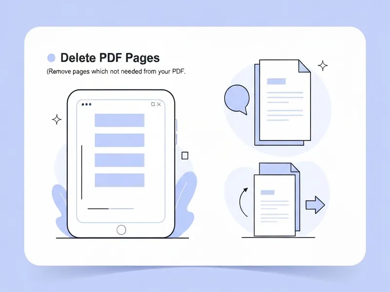 Delete unwanted pages from a PDF document online with PDFBEAR