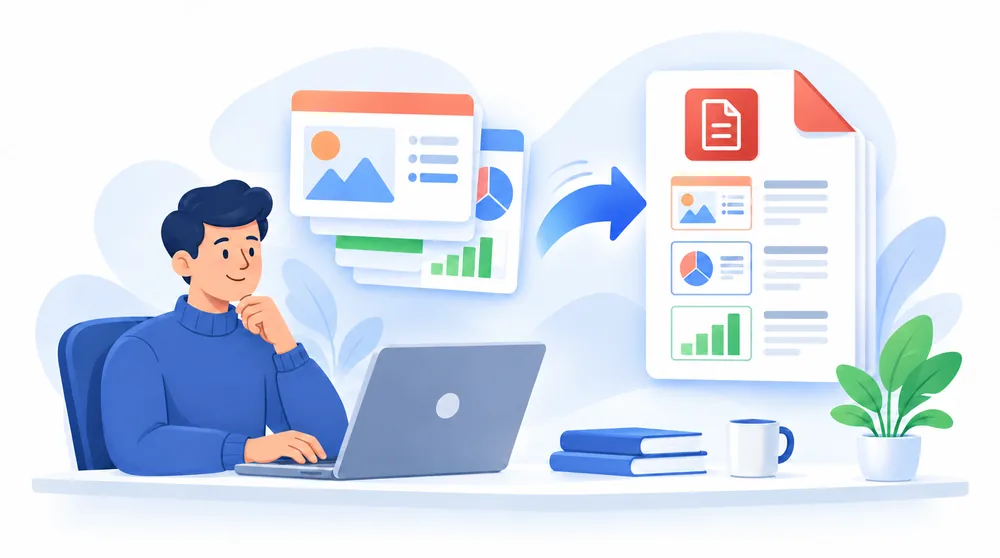 ODP to PDF workflow illustration