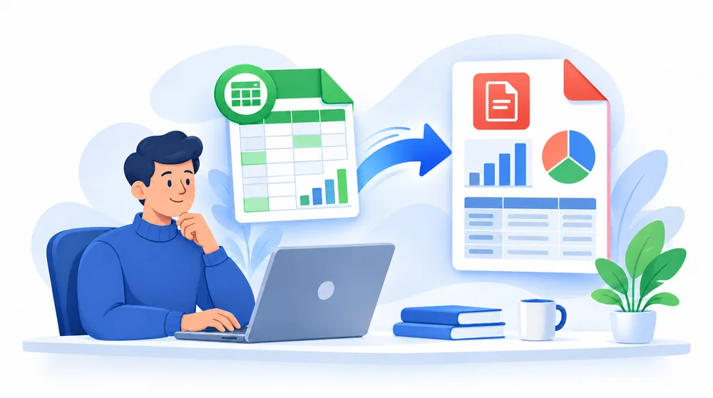 ODS to PDF workflow illustration