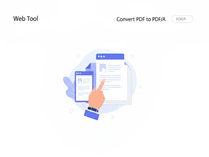 Convert a PDF to PDF/A format for long-term archiving and compliance online with PDFBEAR