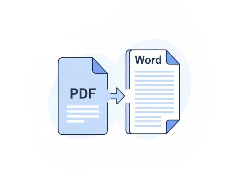Convert a PDF file into an editable Microsoft Word document online with PDFBEAR