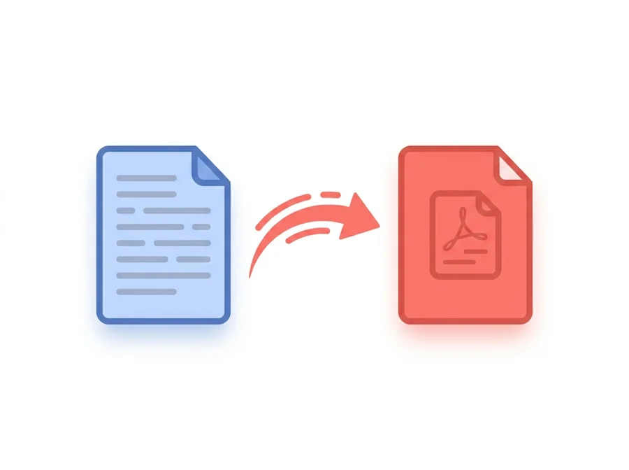 Convert a plain text TXT file into a tidy, readable PDF online with PDFBEAR